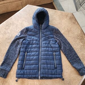 Superdry StormCo Hybrid Puffer XL Eclipse Navy